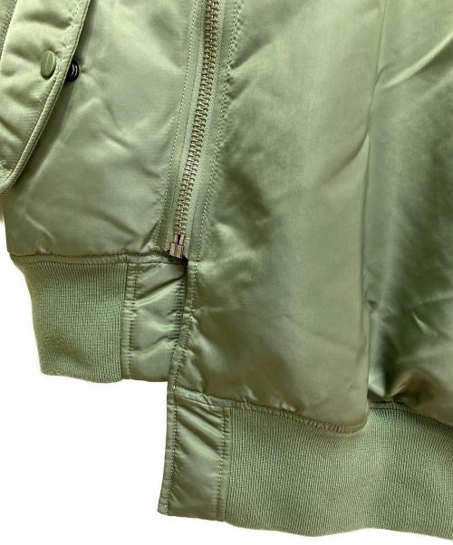 CDG（シーディージー）CDG (シーディージー) ALPHA INDUSTRIES (アルファインダストリーズ) カスタムMA-1ジャケット カーキ サイズ:Mの古着・服飾アイテム