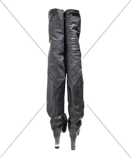 RICK OWENS（リックオウエンス）RICK OWENS (リックオウエンス) OBLIQUE PLATFORMS(オブリークプラットフォーム) ブラック サイズ:39の古着・服飾アイテム