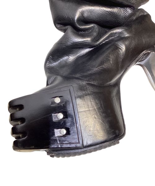 RICK OWENS（リックオウエンス）RICK OWENS (リックオウエンス) OBLIQUE PLATFORMS(オブリークプラットフォーム) ブラック サイズ:39の古着・服飾アイテム
