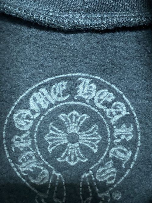 CHROME HEARTS（クロムハーツ）CHROME HEARTS (クロムハーツ) ホースシュープルオーバーパーカー ブラック サイズ:Lの古着・服飾アイテム