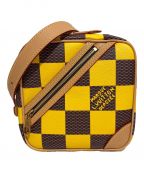 LOUIS VUITTONルイ ヴィトン）の古着「24SS Chess Messenger (チェス・メッセンジャー)」｜イエロー×ブラウン