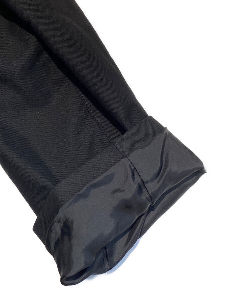 Yohji Yamamoto pour homme（ヨウジヤマモト プールオム）Yohji Yamamoto pour homme (ヨウジヤマモト プールオム) 23AW COTTON TWILL COAT WITH LONG ZIPPER DETAILS ブラック サイズ:2の古着・服飾アイテム