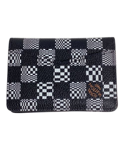 LOUIS VUITTON（ルイ ヴィトン）LOUIS VUITTON (ルイ ヴィトン) カードケース / オーガナイザー・ドゥ・ポッシュ ホワイト×ブラック サイズ:-の古着・服飾アイテム