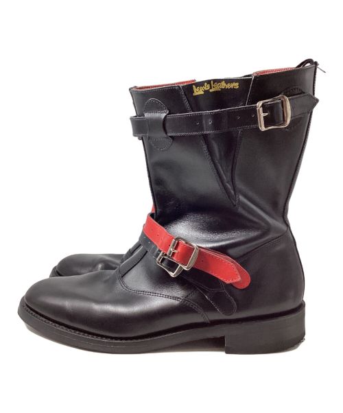 COMME des GARCONS（コムデギャルソン）COMME des GARCONS (コムデギャルソン) ×Lewis Leathers(ルイス・レザー) Atlantic engineer boots（アトランティックエンジニアブーツ） ブラック サイズ:10の古着・服飾アイテム