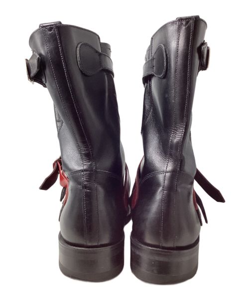 COMME des GARCONS（コムデギャルソン）COMME des GARCONS (コムデギャルソン) ×Lewis Leathers(ルイス・レザー) Atlantic engineer boots（アトランティックエンジニアブーツ） ブラック サイズ:10の古着・服飾アイテム