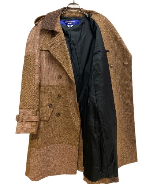 JUNYA WATANABE MAN（ジュンヤワタナベマン）JUNYA WATANABE MAN (ジュンヤワタナベマン) 23AW Woven Patch Trench Coat（ウーブンパッチトレンチコート） ブラウン サイズ:Mの古着・服飾アイテム