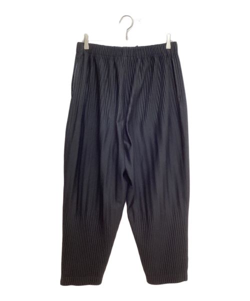 HOMME PLISSE ISSEY MIYAKE（オム プリッセ イッセイ ミヤケ）HOMME PLISSE ISSEY MIYAKE (オムプリッセ イッセイ ミヤケ) プリーツワイドパンツ ブラック サイズ:3の古着・服飾アイテム