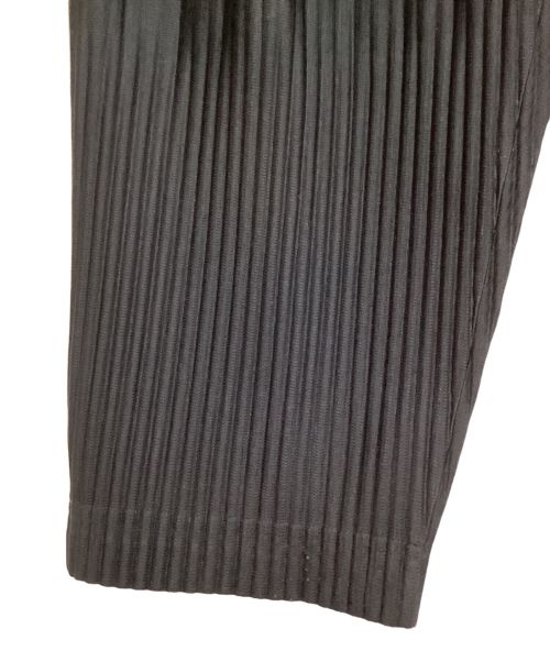 HOMME PLISSE ISSEY MIYAKE（オム プリッセ イッセイ ミヤケ）HOMME PLISSE ISSEY MIYAKE (オムプリッセ イッセイ ミヤケ) プリーツワイドパンツ ブラック サイズ:3の古着・服飾アイテム