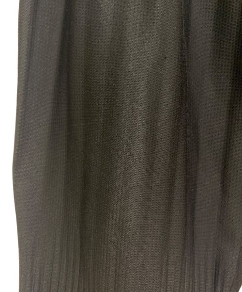 HOMME PLISSE ISSEY MIYAKE（オム プリッセ イッセイ ミヤケ）HOMME PLISSE ISSEY MIYAKE (オムプリッセ イッセイ ミヤケ) プリーツワイドパンツ ブラック サイズ:3の古着・服飾アイテム