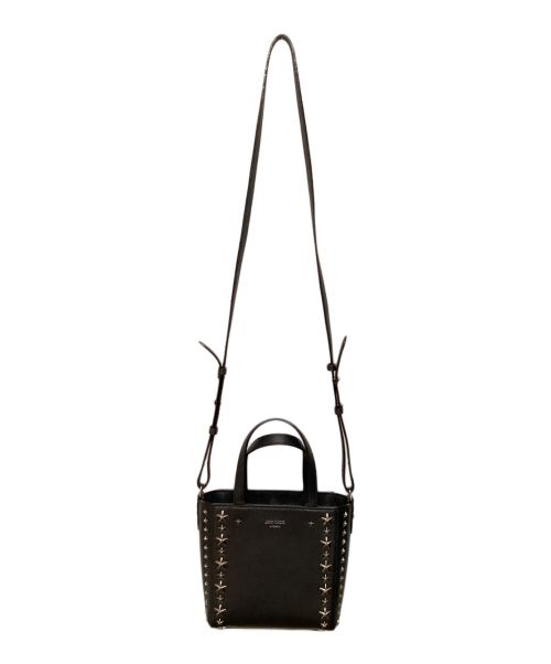 JIMMY CHOO（ジミーチュウ）JIMMY CHOO (ジミーチュウ) ミニペカジ ショルダーバッグ ブラックの古着・服飾アイテム
