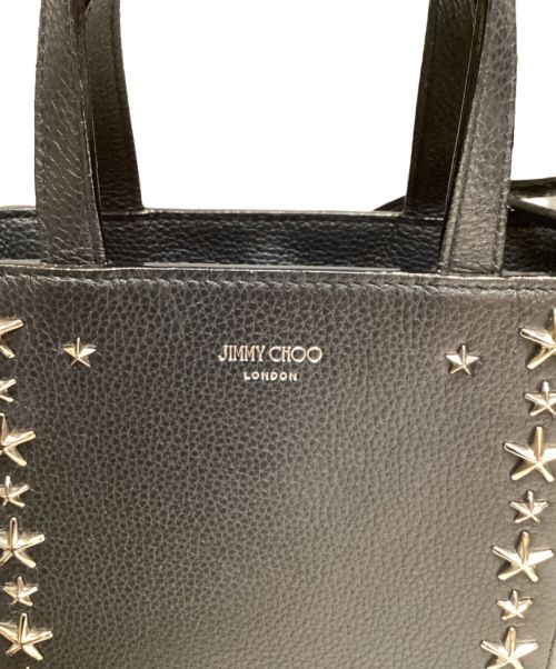 JIMMY CHOO（ジミーチュウ）JIMMY CHOO (ジミーチュウ) ミニペカジ ショルダーバッグ ブラックの古着・服飾アイテム