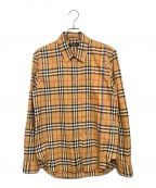 BURBERRYバーバリー）の古着「ノバチェックチェックシャツ」｜ベージュ