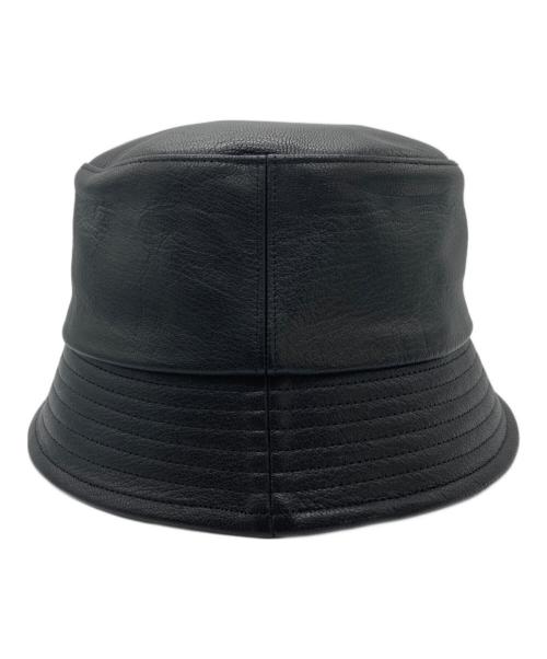 kijima takayuki（キジマタカユキ）kijima takayuki (キジマタカユキ) レザーハット ブラックの古着・服飾アイテム