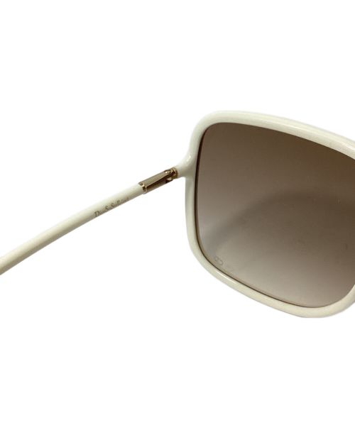 Christian Dior（クリスチャン ディオール）Christian Dior (クリスチャン ディオール) Color Lens Square Sunglasses（カラーレンズスクエアサングラス） ホワイト サイズ:59□17 145の古着・服飾アイテム