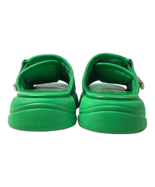 BOTTEGA VENETA（ボッテガベネタ）BOTTEGA VENETA (ボッテガベネタ) FLASH SANDAL(フラッシュサンダル) グリーン サイズ:43の古着・服飾アイテム