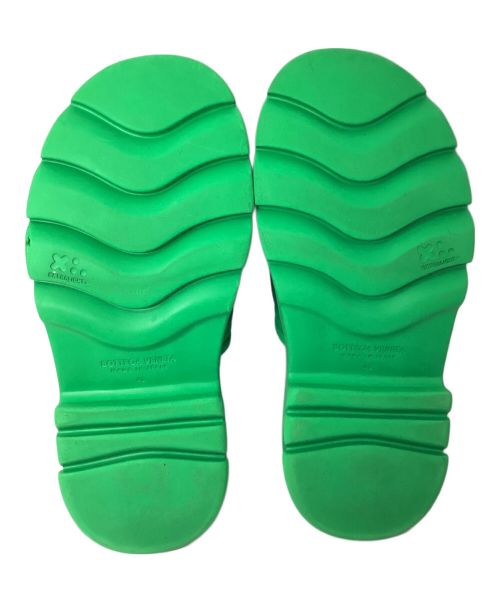 BOTTEGA VENETA（ボッテガベネタ）BOTTEGA VENETA (ボッテガベネタ) FLASH SANDAL(フラッシュサンダル) グリーン サイズ:43の古着・服飾アイテム