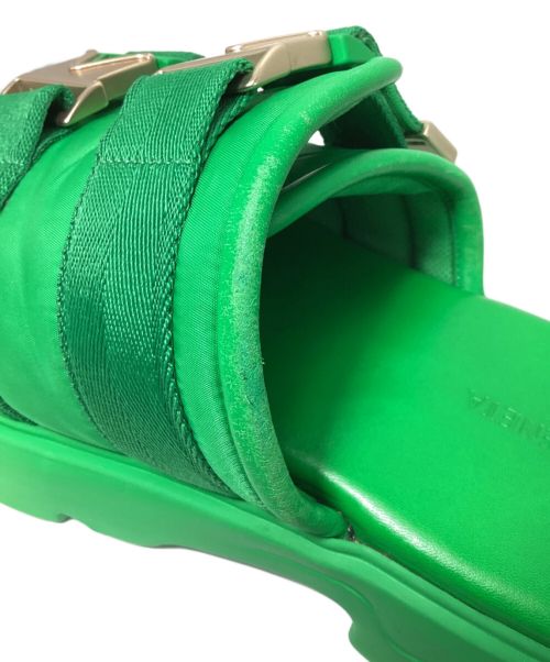 BOTTEGA VENETA（ボッテガベネタ）BOTTEGA VENETA (ボッテガベネタ) FLASH SANDAL(フラッシュサンダル) グリーン サイズ:43の古着・服飾アイテム