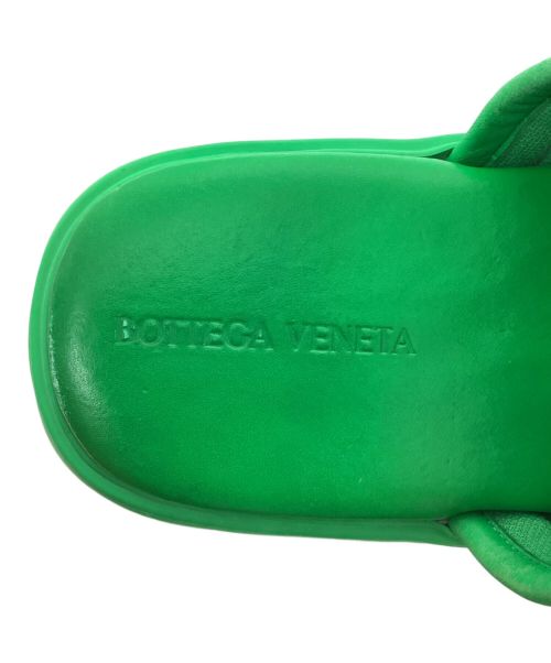 BOTTEGA VENETA（ボッテガベネタ）BOTTEGA VENETA (ボッテガベネタ) FLASH SANDAL(フラッシュサンダル) グリーン サイズ:43の古着・服飾アイテム