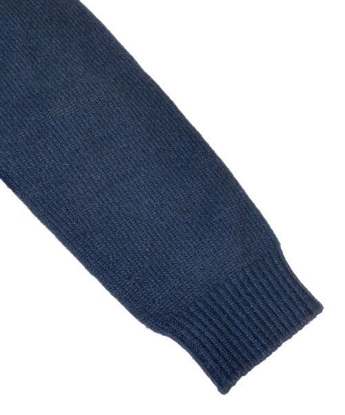 CELINE（セリーヌ）CELINE (セリーヌ) カシミヤクルーネックニット ネイビー サイズ:Lの古着・服飾アイテム