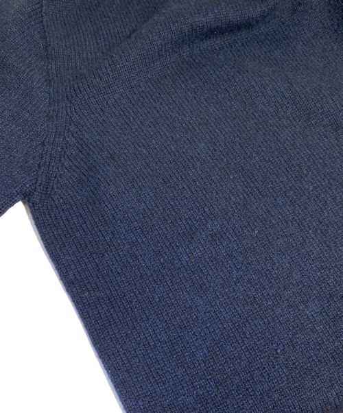 CELINE（セリーヌ）CELINE (セリーヌ) カシミヤクルーネックニット ネイビー サイズ:Lの古着・服飾アイテム