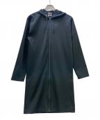 BLACK COMME des GARCONSブラックコムデギャルソン）の古着「ロングジップパーカー」｜ブラック