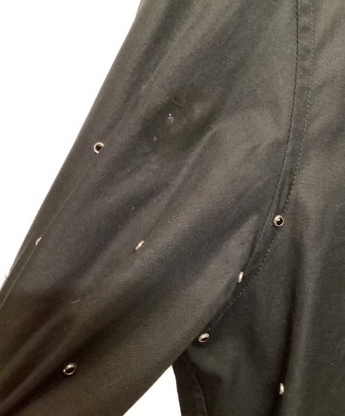 Saint Laurent Paris（サンローランパリ）Saint Laurent Paris (サンローランパリ) スタッズデザインシャツ ブラック サイズ:40の古着・服飾アイテム