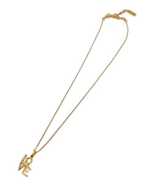 Saint Laurent Paris（サンローランパリ）Saint Laurent Paris (サンローランパリ) LOVEネックレス ゴールド サイズ:-の古着・服飾アイテム