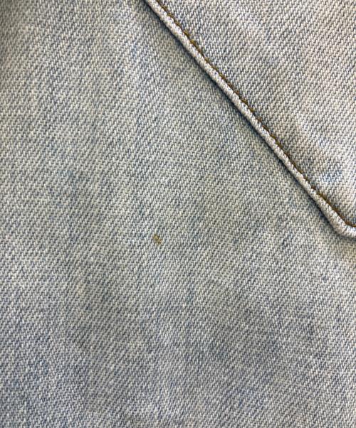 DOLCE & GABBANA（ドルチェ＆ガッバーナ）DOLCE & GABBANA (ドルチェ＆ガッバーナ) ヴィンテージ加工ウエスタンデニムシャツ スカイブルー サイズ:41の古着・服飾アイテム