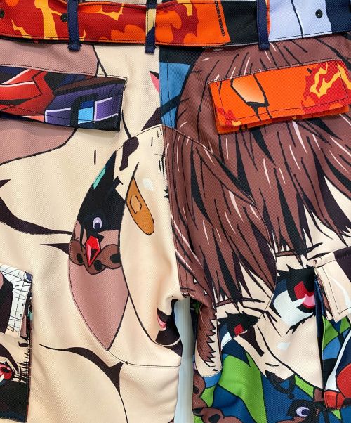 TENDER PERSON（テンダ―パーソン）TENDER PERSON (テンダ―パーソン) A KITE (ア カイト) デザインカーゴパンツ レッド サイズ:Mの古着・服飾アイテム