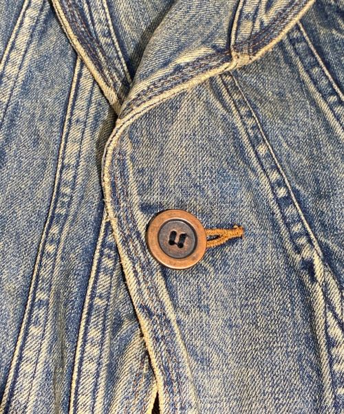 JUNYA WATANABE（ジュンヤワタナベ）JUNYA WATANABE (ジュンヤワタナベ) ヴィンテージ再構築デニムジャケット/02SS/Archive インディゴ サイズ:Mの古着・服飾アイテム