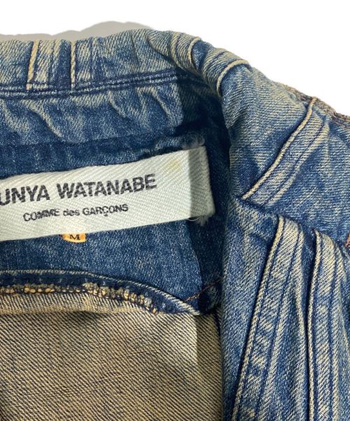 JUNYA WATANABE（ジュンヤワタナベ）JUNYA WATANABE (ジュンヤワタナベ) ヴィンテージ再構築デニムジャケット/02SS/Archive インディゴ サイズ:Mの古着・服飾アイテム