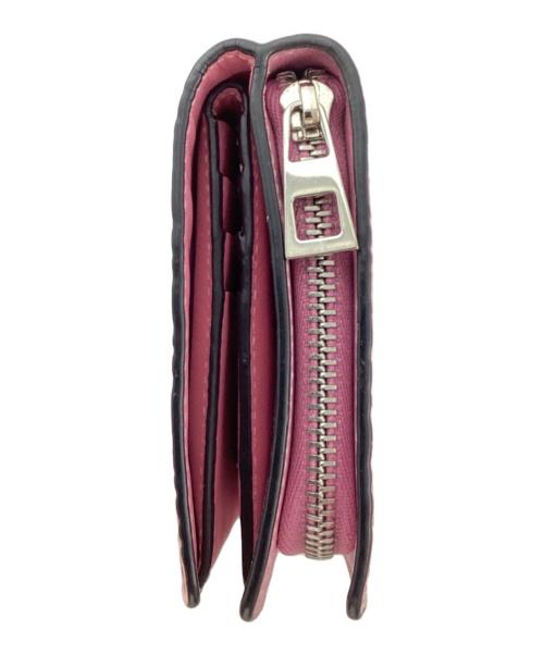 LOEWE（ロエベ）LOEWE (ロエベ) リピート 2つ折り財布 ピンクの古着・服飾アイテム