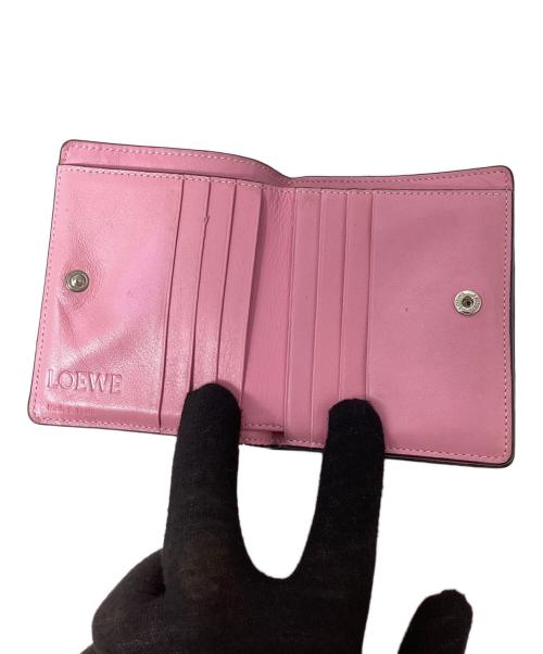 LOEWE（ロエベ）LOEWE (ロエベ) リピート 2つ折り財布 ピンクの古着・服飾アイテム