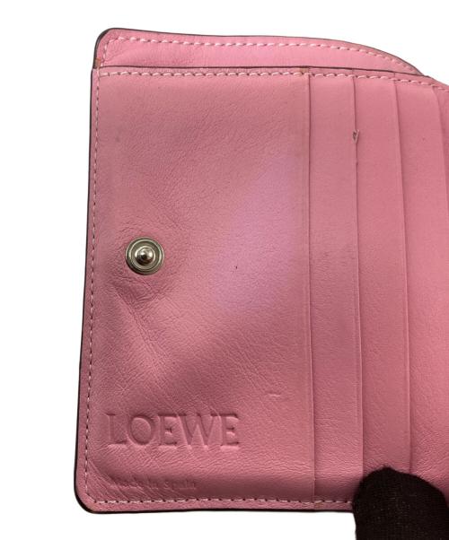 LOEWE（ロエベ）LOEWE (ロエベ) リピート 2つ折り財布 ピンクの古着・服飾アイテム