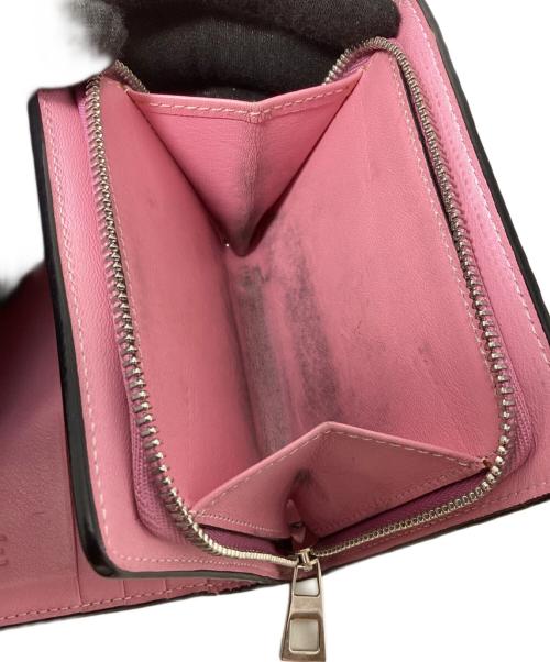 LOEWE（ロエベ）LOEWE (ロエベ) リピート 2つ折り財布 ピンクの古着・服飾アイテム