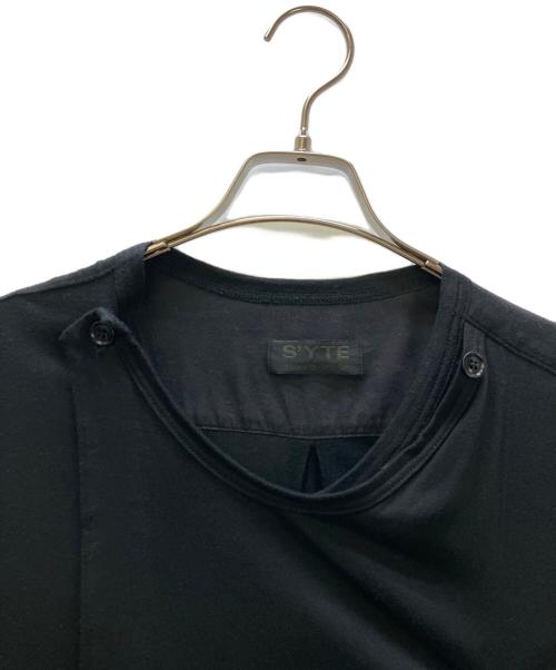 s'yte（サイト）s'yte (サイト) ラップシャツ ブラック サイズ:3の古着・服飾アイテム