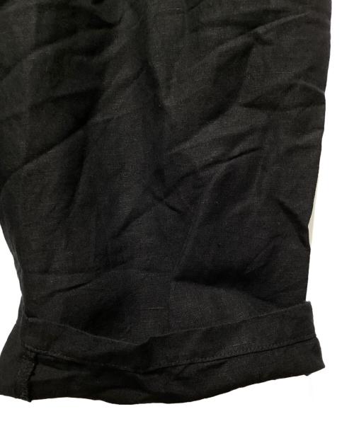 s'yte（サイト）s'yte (サイト) リネンパンツ ブラック サイズ:3の古着・服飾アイテム