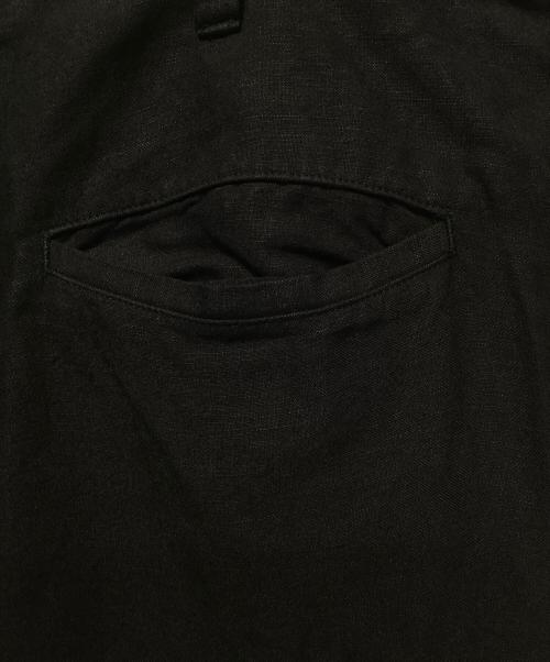 s'yte（サイト）s'yte (サイト) リネンパンツ ブラック サイズ:3の古着・服飾アイテム