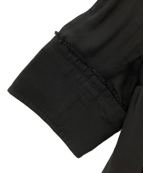 TARO HORIUCHI（タロウホリウチ）TARO HORIUCHI (タロウホリウチ) 半袖フリルワンピース ブラック サイズ:Fの古着・服飾アイテム