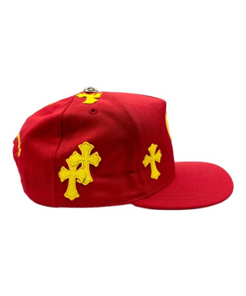 CHROME HEARTS（クロムハーツ）CHROME HEARTS (クロムハーツ) 5PANEL CAP レッド サイズ:-の古着・服飾アイテム
