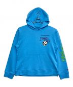 CHROME HEARTSクロムハーツ）の古着「MATTY BOY BRAIN NEW HOODIE」｜ブルー