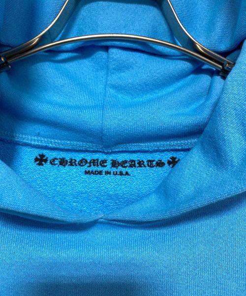 CHROME HEARTS（クロムハーツ）CHROME HEARTS (クロムハーツ) MATTY BOY BRAIN NEW HOODIE ブルー サイズ:Lの古着・服飾アイテム