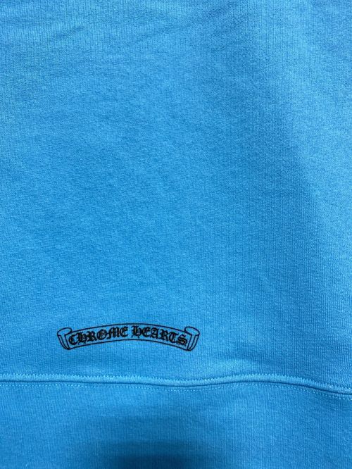 CHROME HEARTS（クロムハーツ）CHROME HEARTS (クロムハーツ) MATTY BOY BRAIN NEW HOODIE ブルー サイズ:Lの古着・服飾アイテム
