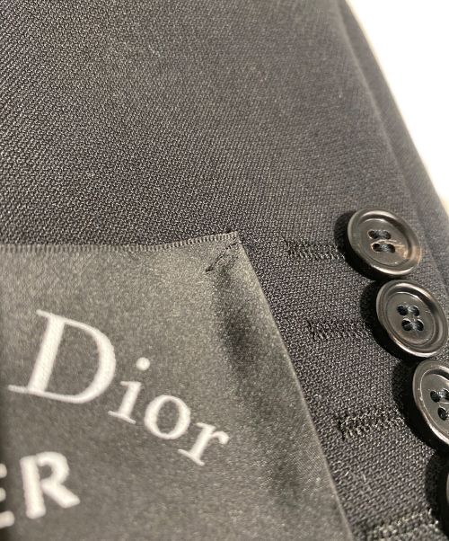 Christian Dior（クリスチャン ディオール）Christian Dior (クリスチャン ディオール) アトリエパッチテーラードジャケット ブラック サイズ:46の古着・服飾アイテム