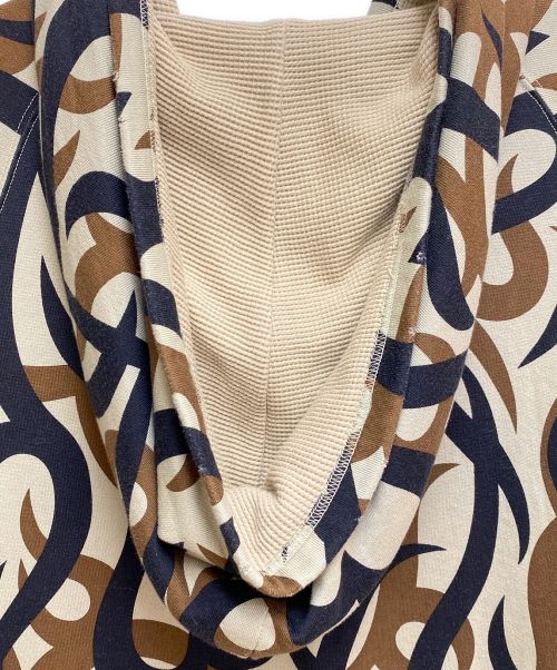 NUMBER (N)INE（ナンバーナイン）NUMBER (N)INE (ナンバーナイン) トライバルロングパーカー/04AW/GIVE期/Archive カーキ サイズ:3の古着・服飾アイテム