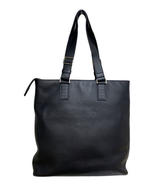 DIOR HOMME（ディオール オム）DIOR HOMME (ディオール オム) Leather Tote Bag（レザートートバッグ） ブラックの古着・服飾アイテム