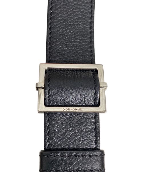 DIOR HOMME（ディオール オム）DIOR HOMME (ディオール オム) Leather Tote Bag（レザートートバッグ） ブラックの古着・服飾アイテム