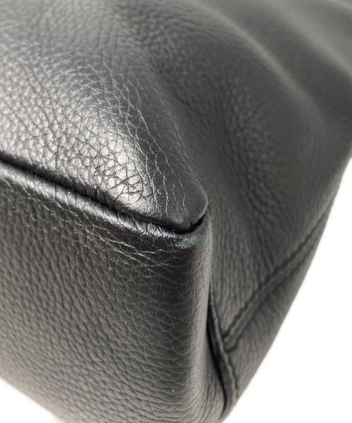 DIOR HOMME（ディオール オム）DIOR HOMME (ディオール オム) Leather Tote Bag（レザートートバッグ） ブラックの古着・服飾アイテム