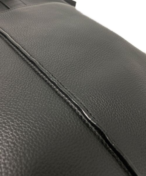 DIOR HOMME（ディオール オム）DIOR HOMME (ディオール オム) Leather Tote Bag（レザートートバッグ） ブラックの古着・服飾アイテム