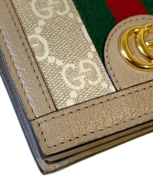 GUCCI（グッチ）GUCCI (グッチ) 2つ折り財布 ベージュの古着・服飾アイテム